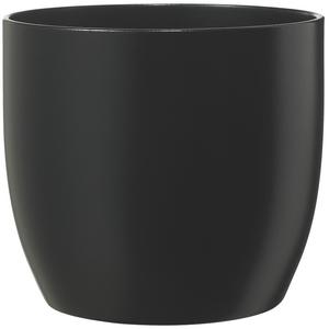Kaspó Basel fekete 14cm