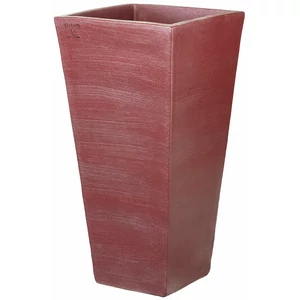 Virágláda kocka Quadrato Moderne bordó 50cm