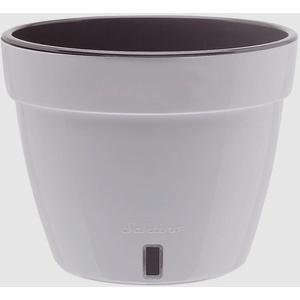 Kaspó Asti fehér-antracit 18cm