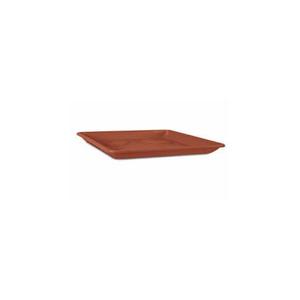Virágláda alátét kocka terrakotta 25cm