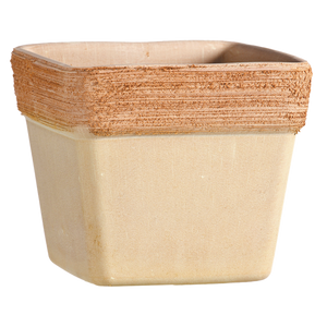Virágláda Kocka antik húzott 17cm
