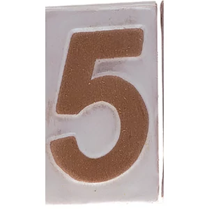 Házszám "5" 9cm