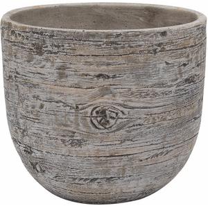 Kaspó Wood fehér 14cm