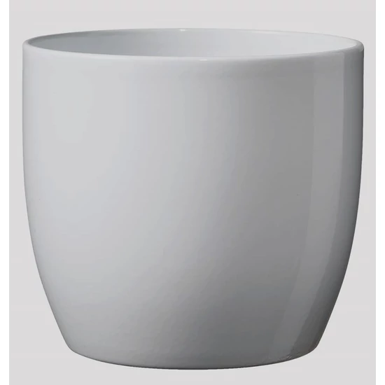 Kaspó Basel fehér 27cm