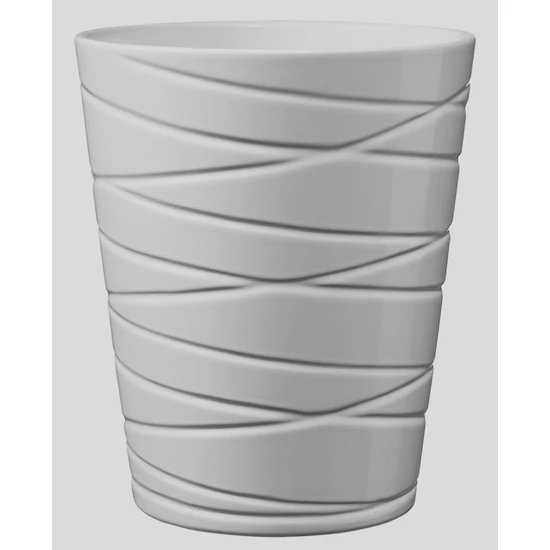 Kaspó Singapur fehér 14cm