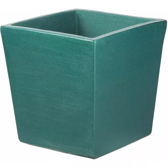 Virágláda kocka Quadro Moderne zöld 25cm