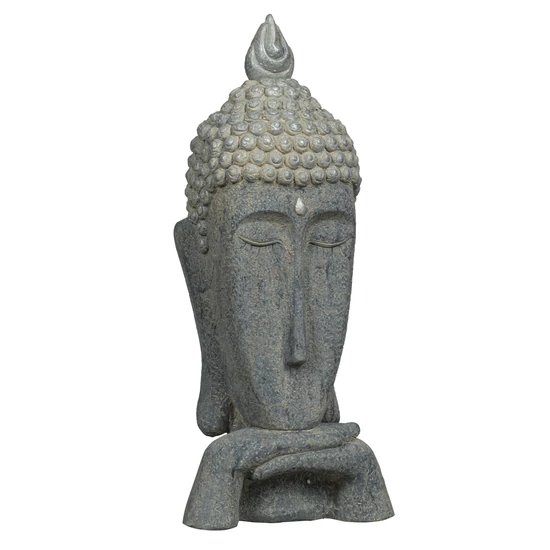 Buddha-3 szobor szürke 50cm