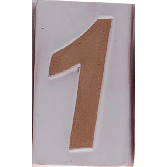 Házszám "1" 9cm