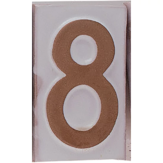 Házszám "8" 9cm