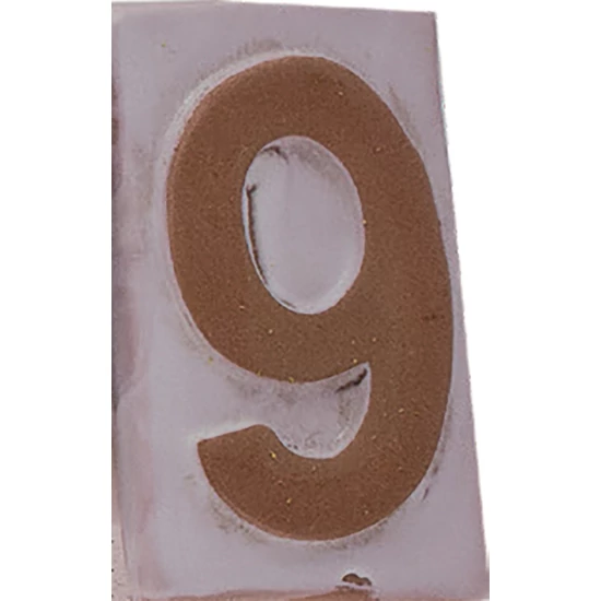 Házszám "9" 9cm