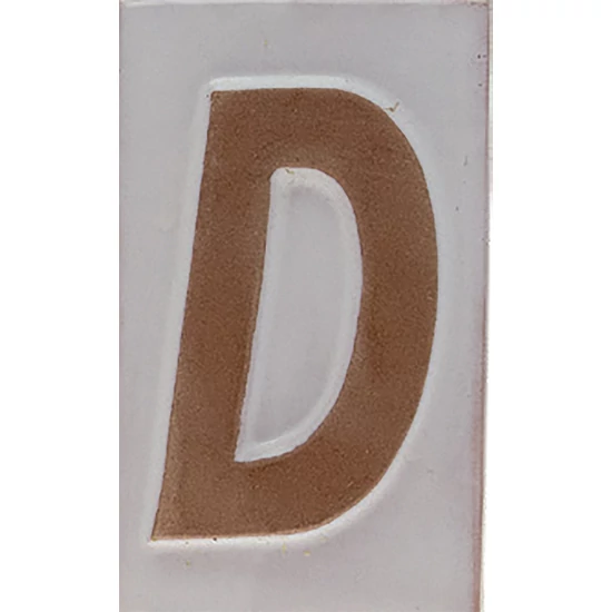 Házszám "D" 9cm