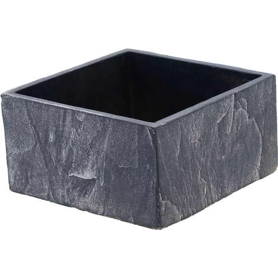 Virágláda alacsony kocka Steatite 17cm