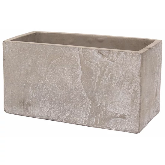 Virágláda Steatite fehér 23cm